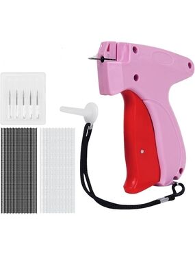 Pink and Red StitchTagging Gun with Needles & Fasteners
